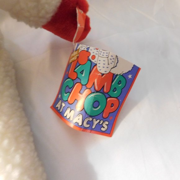 Lamb Chop Macy's Holiday Stuffed Animal Vintage - Picture 2 of 7